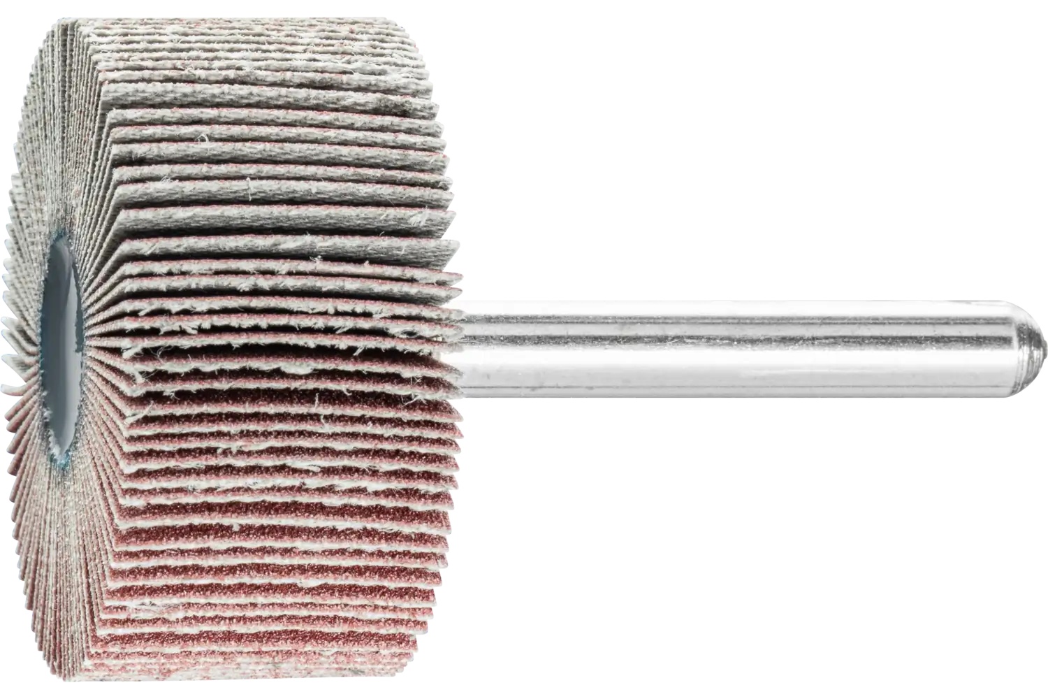 Picture of Pferd Mounted Flap Wheel, 1-1/2" X 1, 180 Grit, 1/4" Shank, Aluminum Oxide